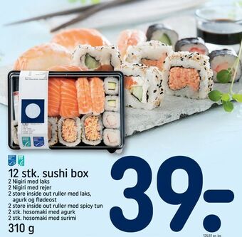 REMA 1000 12 stk. sushi box tilbud
