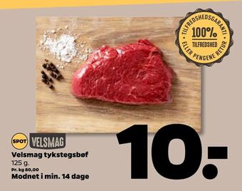 Netto Velsmag tykstegsbøf tilbud