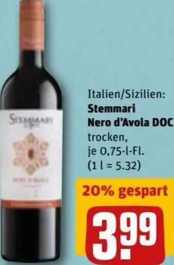 Stemmari Nero d'Avola DOC 0,75-l