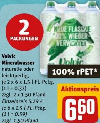 REWE DE Volvic Mineralwasser tilbud