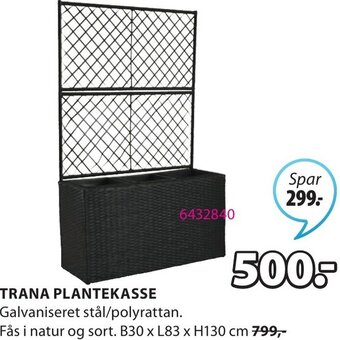 JYSK Trana Plantekasse B30xL83xH130 cm tilbud