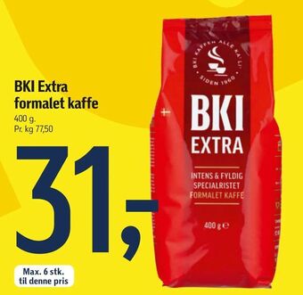 Føtex BKI Extra formalet kaffe tilbud