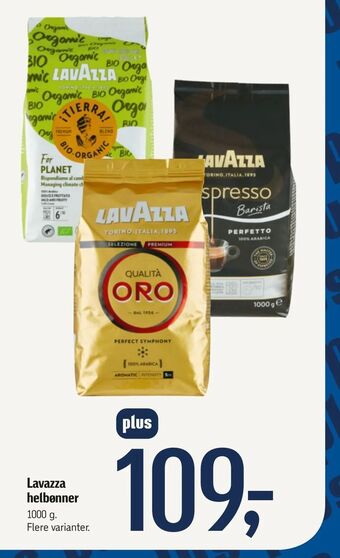 Føtex Lavazza helbønner tilbud