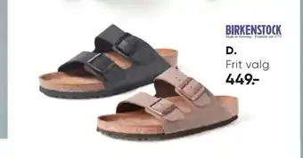 D Birkenstock sandaler