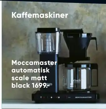 Bilka Moccamaster automatisk scale matt black tilbud