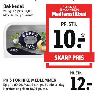 SPAR Bakkedal tilbud