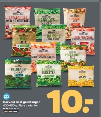 Netto Harvest Best grøntsager tilbud