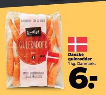 Netto Danske gulerødder tilbud