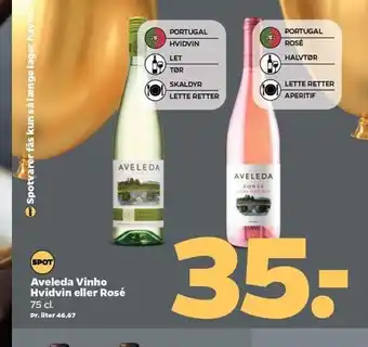 Netto Aveleda Vinho Hvidvin el. Rose tilbud