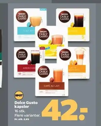 Netto Dolce Gusto kapsler tilbud