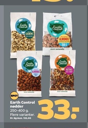 Netto Earth Control nødder tilbud
