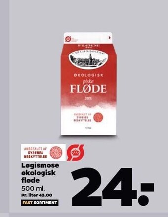 Netto Løgismose økologisk fløde tilbud