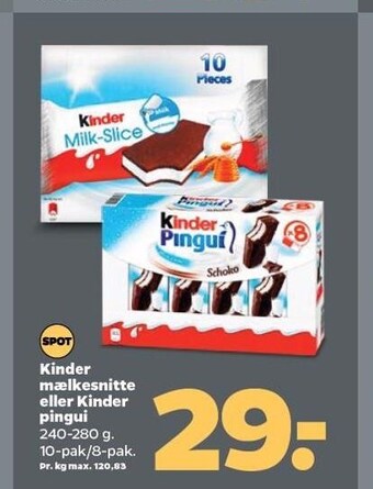 Kinder mælkesnitte
