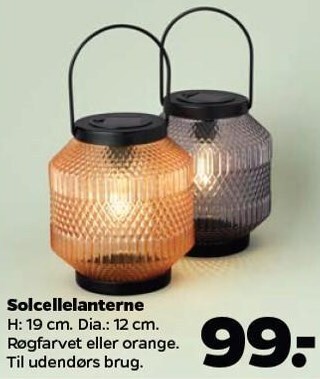 Netto Solcellelanterne tilbud