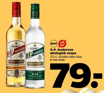 Klar krydret snaps