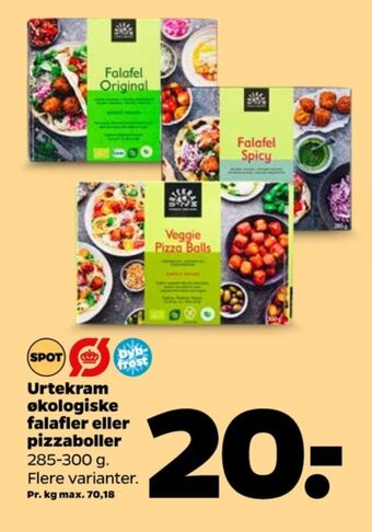 Netto Urtekram falafel tilbud