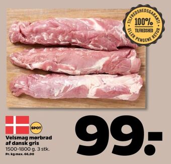 Netto Velsmag grisemørbrad tilbud
