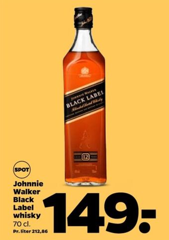 Netto Black label whisky tilbud