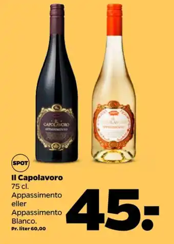 Netto Profond italiensk rødvin tilbud