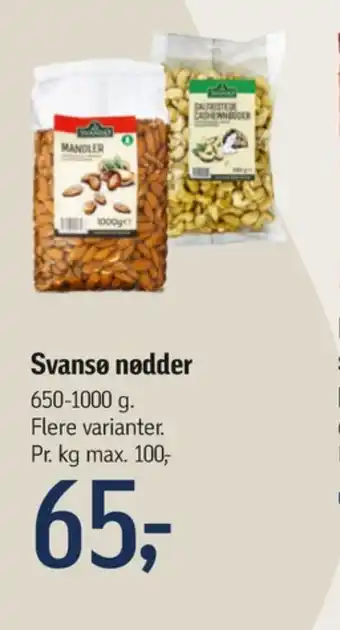 Føtex Svansø cashewnødder tilbud