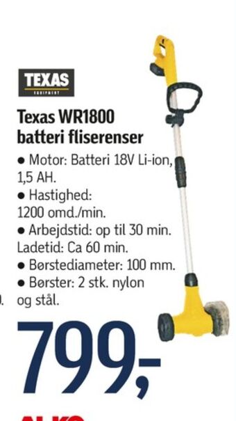 Føtex Texas fliserenser tilbud