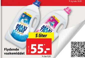Lidl Maxi trat vaskemiddel-flydende tilbud