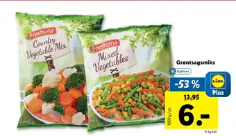 Lidl Freshona grøntsager tilbud