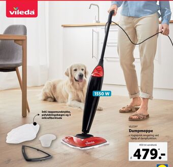 Lidl Vileda dampmoppe tilbud