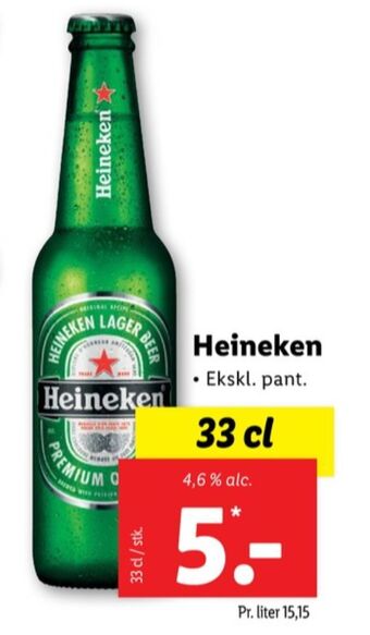 Lidl Heineken øl tilbud