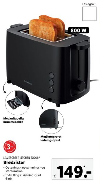 Lidl Silvercrest brødrister tilbud