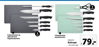 Lidl Ernesto knivsæt tilbud