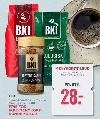 MENY Extra instant kaffe tilbud