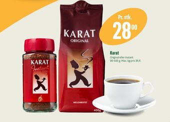 Min Købmand Karat instant kaffe tilbud