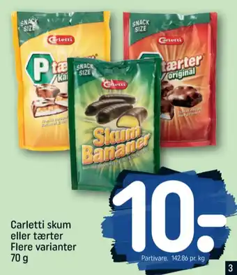 P-tærter skum karamel