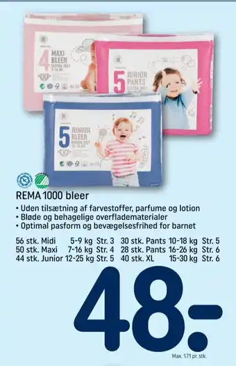 REMA 1000 Maxi bleer tilbud
