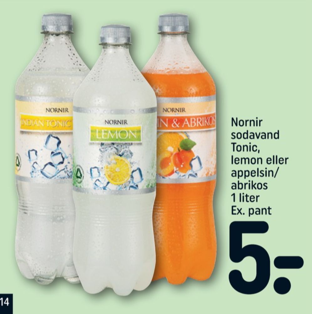 Indian tonic water tonicvand tilbud hos Rema 1000