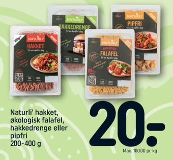 REMA 1000 Naturli' falafel tilbud