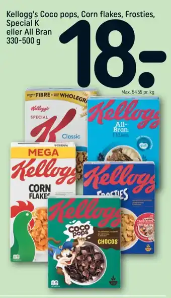 REMA 1000 Coco pops morgenmadsprodukt tilbud