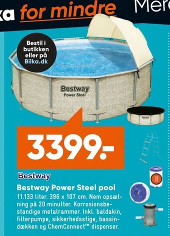 Bilka Bestway Power Steel pool tilbud