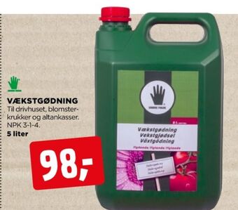 jem & fix Grønne fingre gødning tilbud