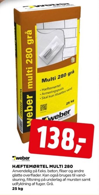 Weber mørtel