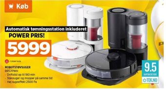 Power Roborock robotstøvsuger tilbud