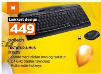 Power Logitech tastatur tilbud