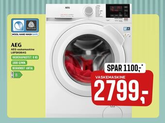 Skousen Aeg vaskemaskine tilbud