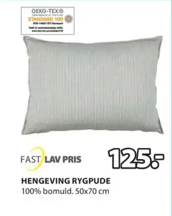 JYSK Smartstore rygpude tilbud
