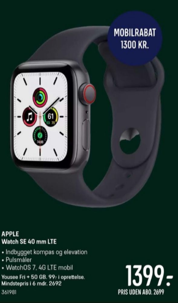 Apple smartwatch tilbud hos Elgiganten