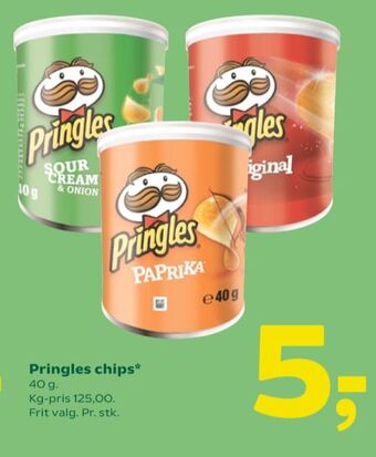 Coop 365 Pringles chips tilbud