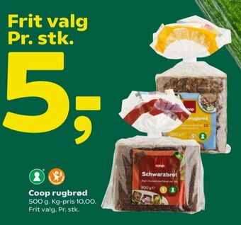 Coop 365 Coop rugbrød-skiver tilbud