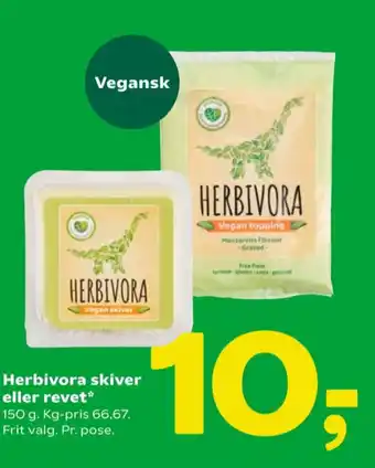 Coop 365 Herbivora revet ost tilbud