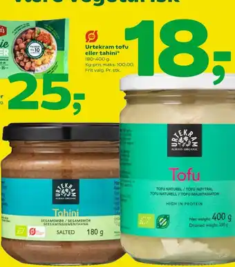 Coop 365 Urtekram tahin tilbud